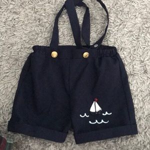 Boyts toddlers Navy shorts COSTUM MADE